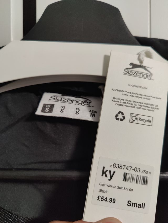 Chándal Slazenger Negro