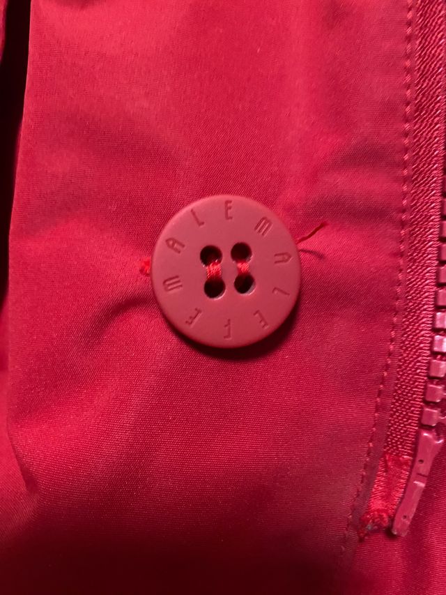 Giacca invernale rossa Malefemale