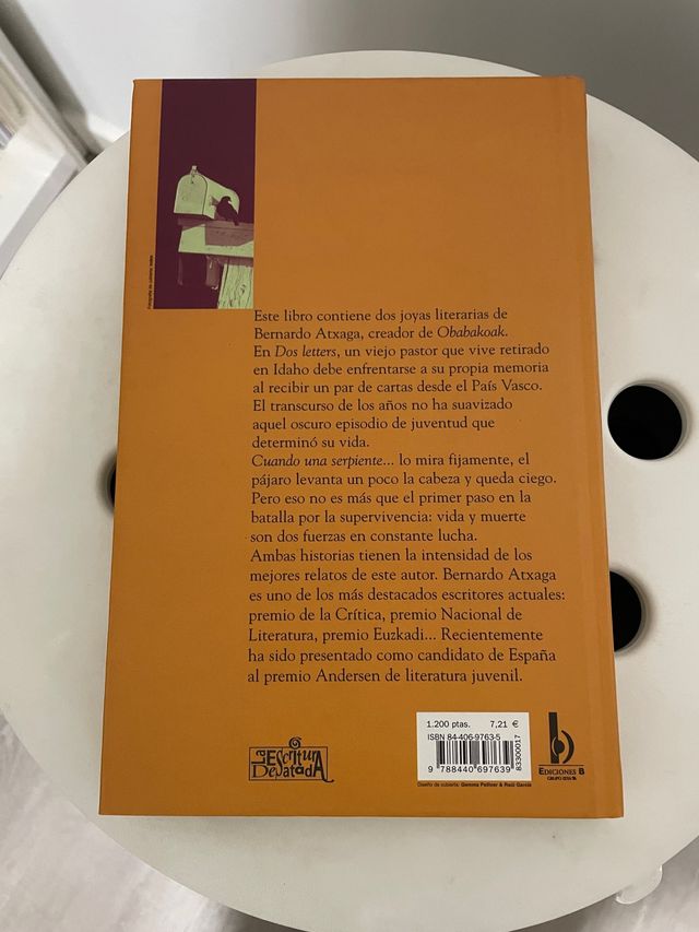 Libro: Dos letters y cuando una serpiente