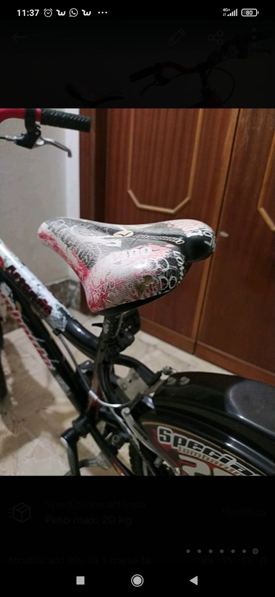 bicicletta Lombardo bambino 8-10 anni