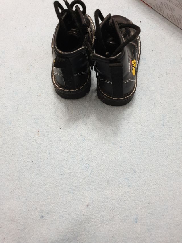 Botines Negro Mickey Mouse N°20