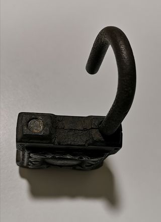 Gran Candado Antiguo Hierro s.XIX 400g 12cm