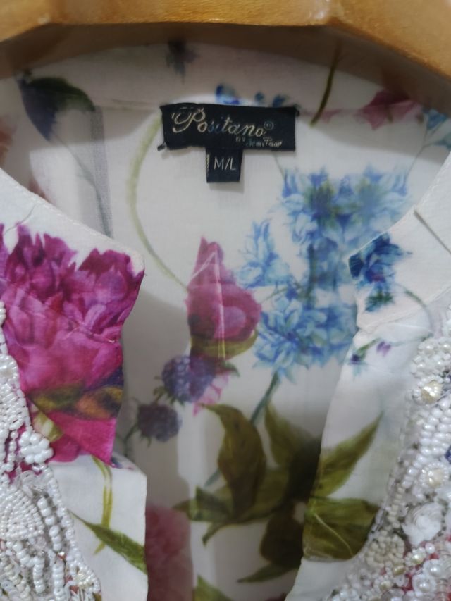 Blusa estampada.