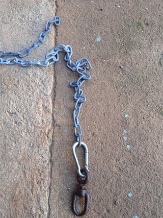 CADENA DE HIERRO CON MOSQUETÓN