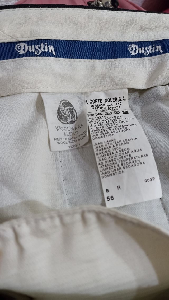 trajes de chaqueta y pantalón Dustin