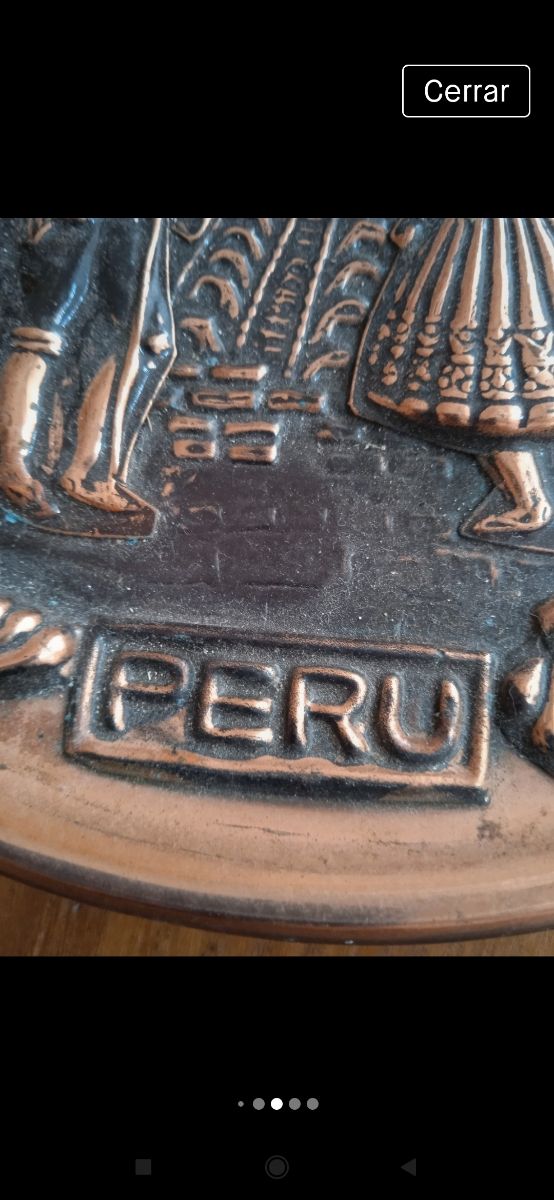 PLATO ARTESANIA INCA PERÚ