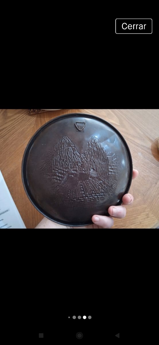 PLATO ARTESANIA INCA PERÚ