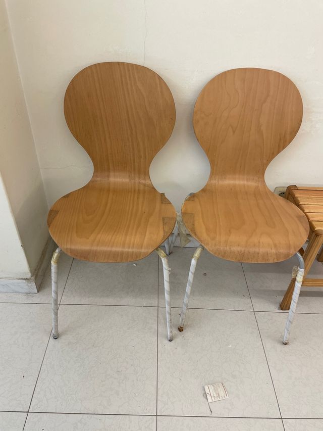 silla de madera de haya