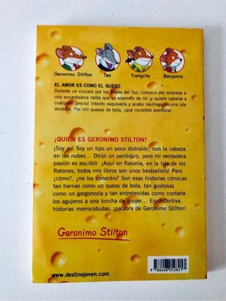 LIBRO G. ERONIMO STILTON: EL AMOR ES COMO EL QUESO