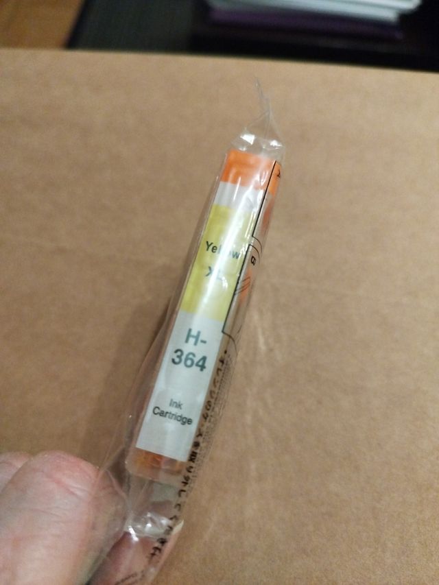 Cartucho amarillo HP 364