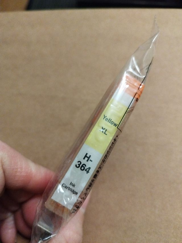 Cartucho amarillo HP 364