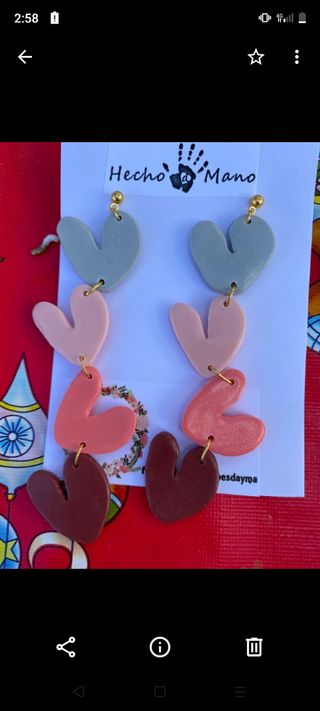 pendientes arcilla polimérica