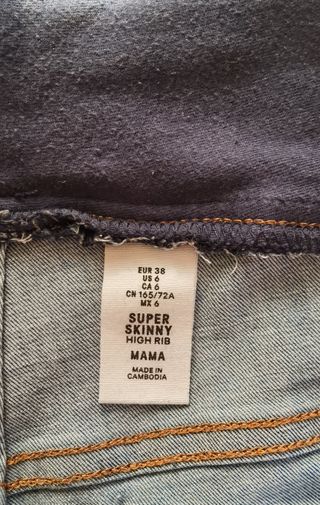 Pantalón premamá H&M Talla M (38)