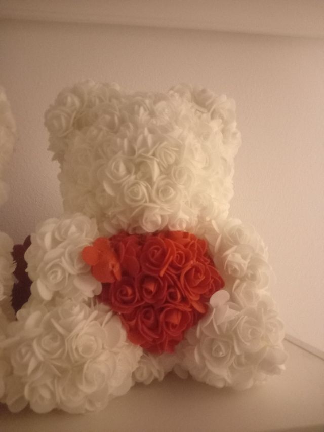 oso de rosas 40cm