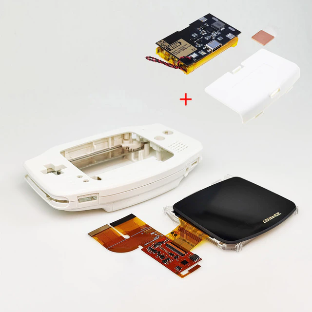 🔧 Kit de Pantalla IPS Laminada y bateria para GBA