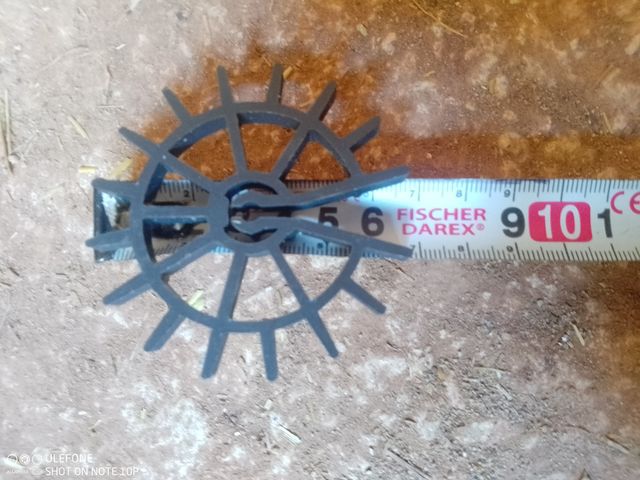 Separadores tipo roseta para hormigón armado