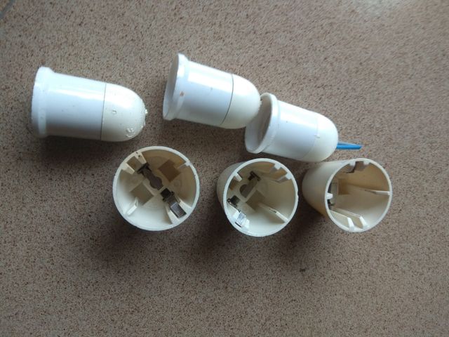 casquillos  portalámparas de luz,  de bombilla