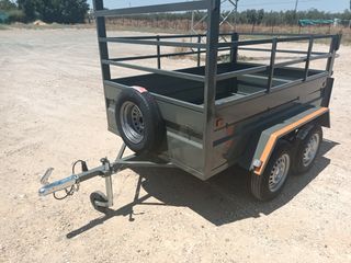 REMOLQUE 2 EJES 220X130X50 2 BARANDILLA NUEVO.