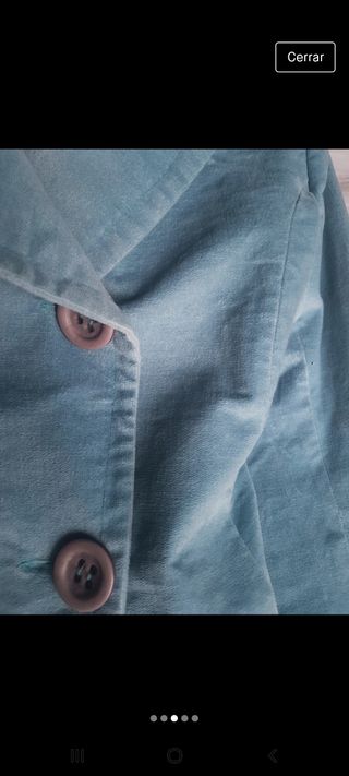 americana blazer azul 
