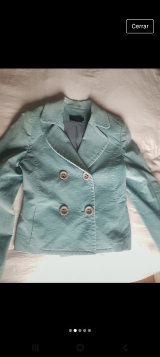 americana blazer azul 