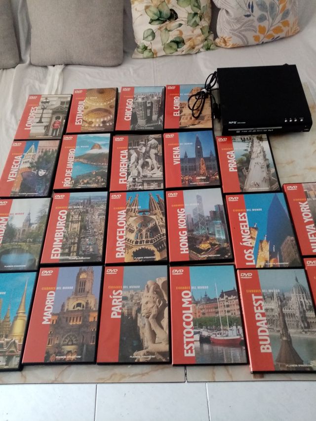 21 DVD de ciudades del mundo de planeta agostini