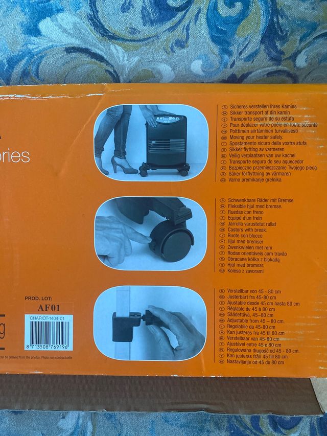 Estufa de queroseno marca Ruvy