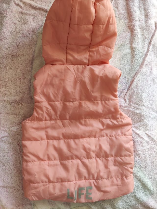 chaleco niña talla 4 años. hasta 104 cm