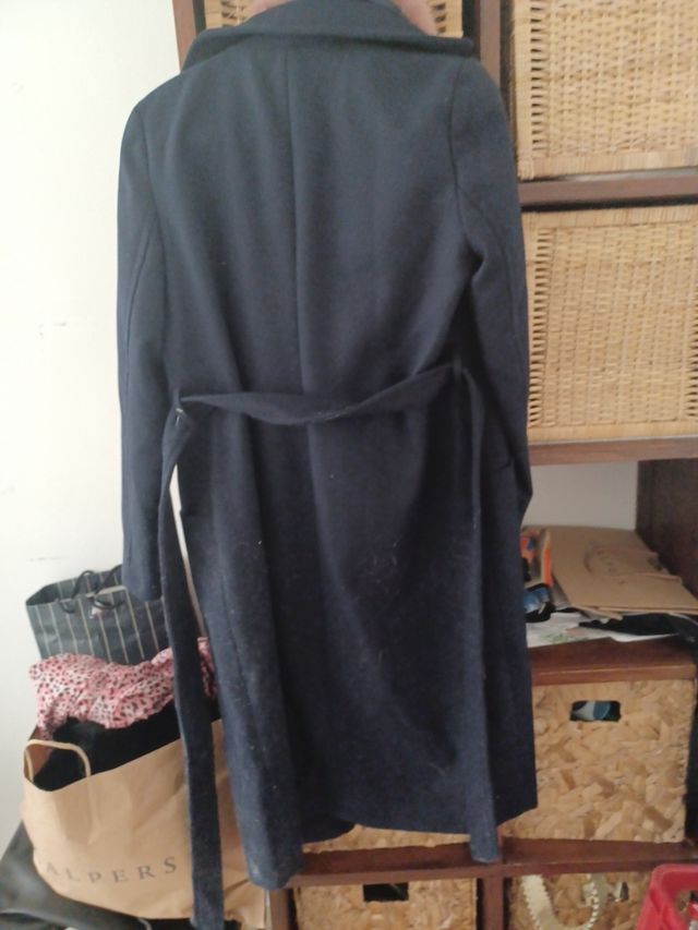 abrigo con cuello extraible