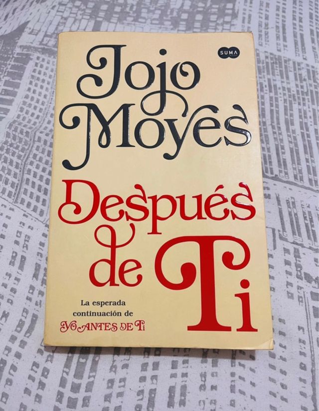 Libro Después de ti de Jojo Moyes