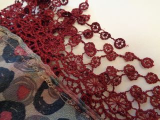 Foulard reversible