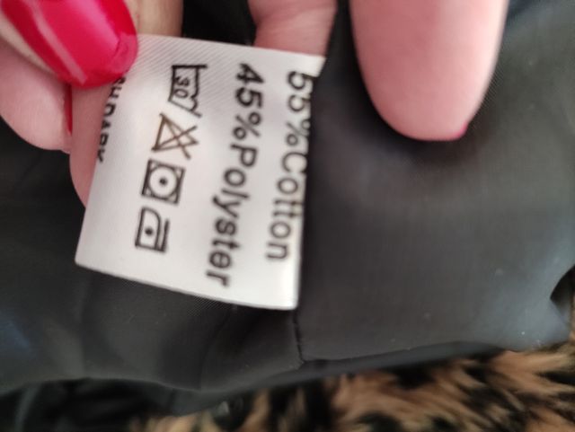 Abrigo de peluche Talla S