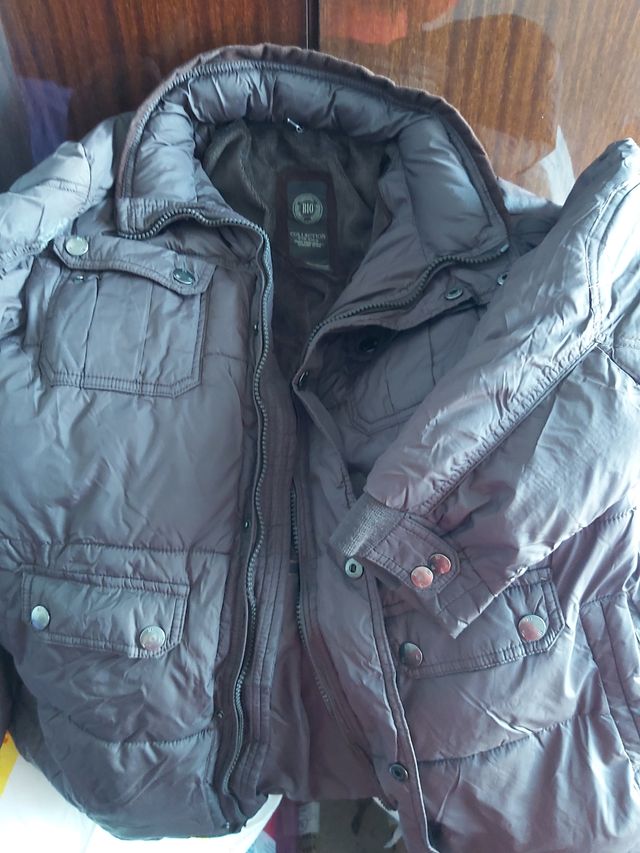 chaquetón  marrón Talla 14 marca Bio Collection