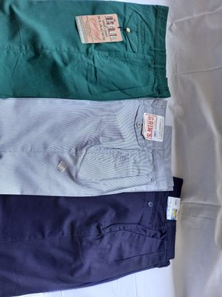 Lote 3 Pantalones cro T 38 GRIN'S, LOIS T WRANGLER