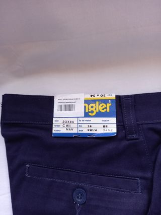 Lote 3 Pantalones cro T 38 GRIN'S, LOIS T WRANGLER