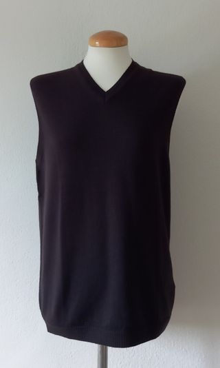 chaleco de hombre marrón. puede ser unisex. 