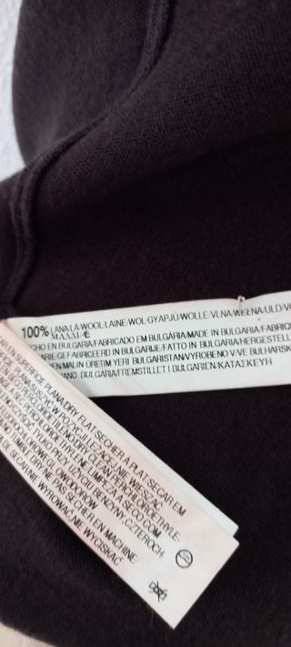 chaleco de hombre marrón. puede ser unisex. 