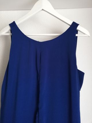 Mono cut out azul de Zara