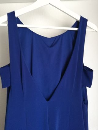 Mono cut out azul de Zara