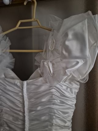 vestido de novia vintage con can-can  (7 FOTOS)