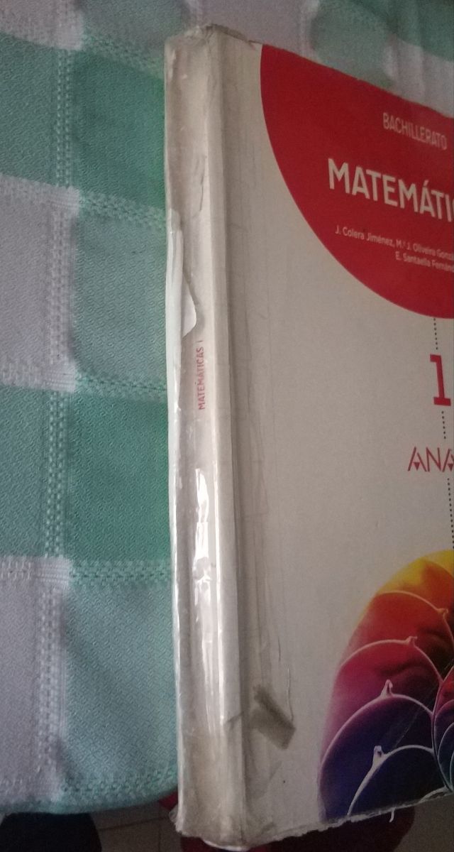 Matemáticas 1 bachillerato. Editorial Anaya