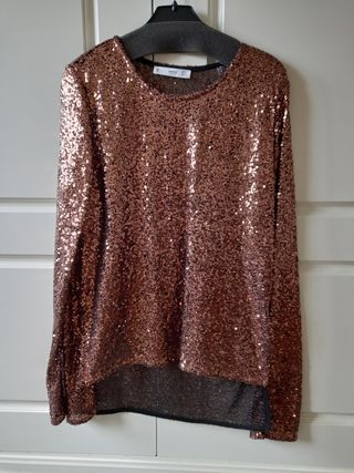 Top de fiesta de Mango talla S