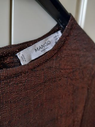 Top de fiesta de Mango talla S