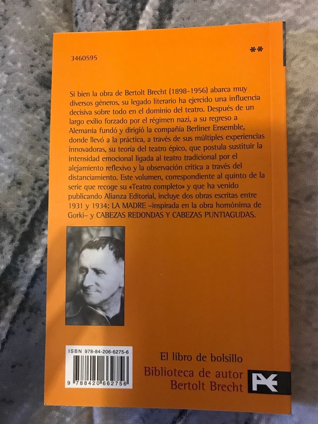 Libro de Bertolt Brecht