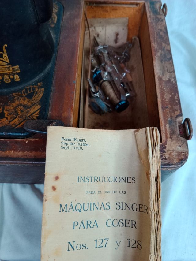 Maquina coser Sep 1918
