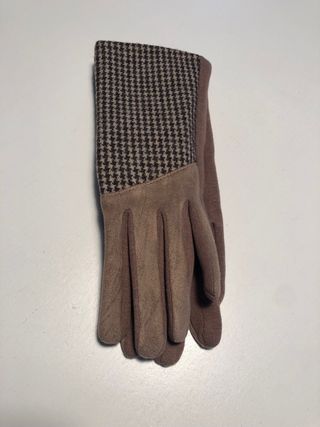 Guantes marrones mujer