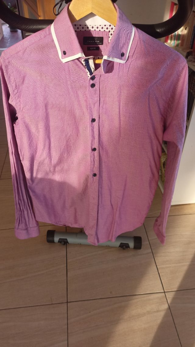 camisa chico slim fit