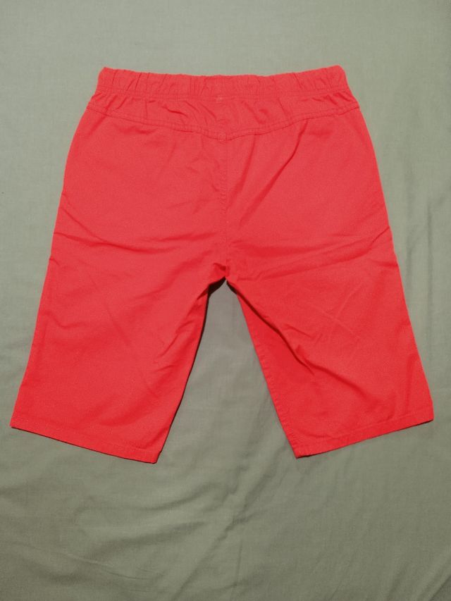 Pantalón Corto "Skate Nation", Naranja. Talla-176