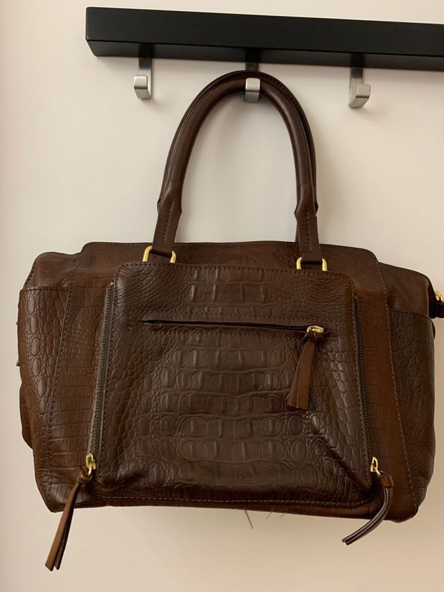 Bolso de piel Massimo Dutti