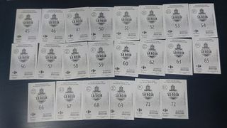 54 Cromos Los ídolos de la Roja + Cracks Mundiales