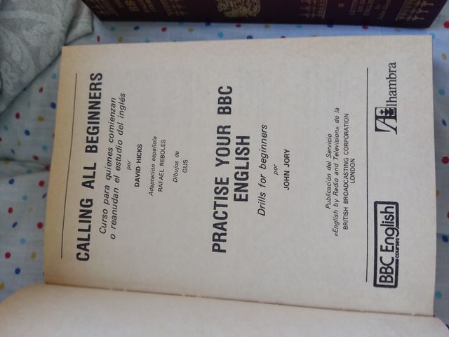 Libros inglés Coleccionistas años 80